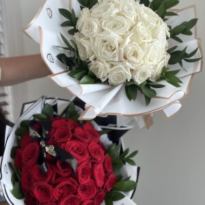 RD CLASSIC FRESH ROSES WRAPPED BOUQET/sold out
