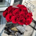 RD MIRRIOR ROSE DOME SHAPE BOX