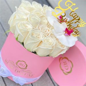 RD MONA FRESH ROSES BOX/sold out