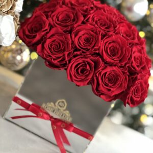 RD MIRRIOR ROSE DOME SHAPE BOX